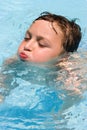 Boy in a pool