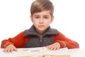 Boy reading