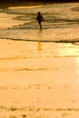 Boy Running at the beach Royalty Free Stock Photo