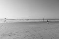 Boy Running Beach Ocean Royalty Free Stock Photo