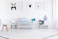 Boy`s bedroom with gallery Royalty Free Stock Photo