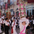 Boy s Procession. The Trays Festival. Festa dos Tabuleiros, Tomar.