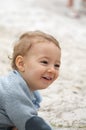 Boy in sandpit