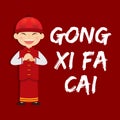 Boy Saying Gong Xi Fa Cai