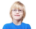Boy showing missing milk teeth Royalty Free Stock Photo