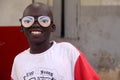 Boy with Silly Glasses in Dakar