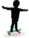 Boy on a skate board