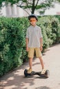 BOY skate on giroborde Royalty Free Stock Photo