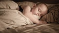 A boy Sleeping. Royalty Free Stock Photo