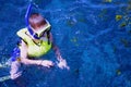 Boy Snorkeling Royalty Free Stock Photo