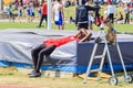 Boy Exhausted After 1600 Meter Heat at Invitational