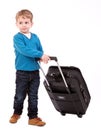 Boy with suitcase