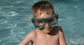 Boy in Swim Goggles