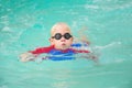 Boy swimming Royalty Free Stock Photo
