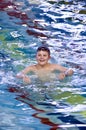 Boy in swimming pool Royalty Free Stock Photo