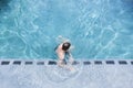 Boy Swimming Pool Royalty Free Stock Photo