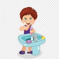 Boy Teeth Brushing, Toddler Character Brush Teeth
