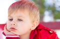 Boy Thinking Royalty Free Stock Photo