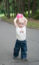 A boy throwing ball Royalty Free Stock Photo