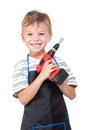 Boy with tools