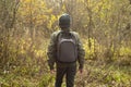 Boy-traveler with a backpack