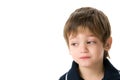 Boy upset Royalty Free Stock Photo