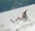 Boy on Wakeboard Falling