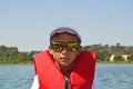 Boy Wearing A Lifejacket Royalty Free Stock Photo