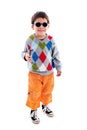 Boy wearing sunglasses Royalty Free Stock Photo