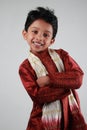 Boy wearing traditional dress