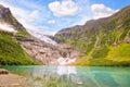 Boyabreen Glacier in Norway Royalty Free Stock Photo