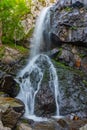 Boyana waterfall at Vitosha mountain in Bulgaria Royalty Free Stock Photo