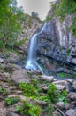 Boyana waterfall at Vitosha mountain in Bulgaria Royalty Free Stock Photo