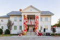 Boyd House decoration for the Homecoming parade