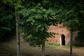 Boyen Fortress is surrounded by a vast wall, fragments of fortifications