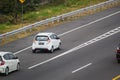 Chevrolet Spark hatchback driving on trans jawa highway