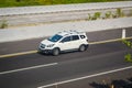 Chevrolet spin driving fast on the trans jawa toll road