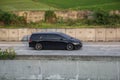 Honda Odyssey driving fast on the trans jawa highway