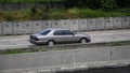 Lexus LS400 on trans jawa highway Royalty Free Stock Photo