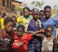 Boys from Ari tribe at local village market. Bonata. Omo Valley.