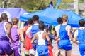 Boys Compete in 1600 Meter Heat at Invitational