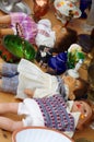 Boys doll flea market Royalty Free Stock Photo