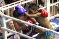 Boys fighting muay-thai