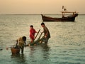 Boys fishing Royalty Free Stock Photo