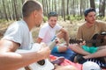 Boys jamming with their guitar Royalty Free Stock Photo