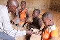 Boys in Koran School, Djenne, Mali