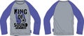 Boys long sleeve reglan style t-shirt wear template.