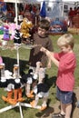 Boys looking at souvenirs