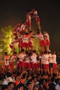 Boys perform Human Tower In Mumbai India during Dahi Handi Festival