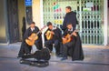 Boys playing fado in Coimbra